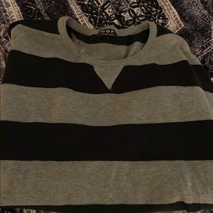 Striped long sleeve sweater size XL